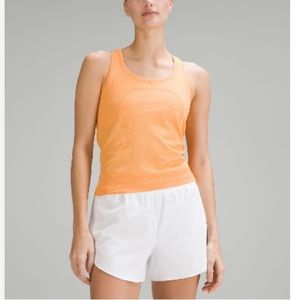 Lululemon swiftly tank in color mango dream